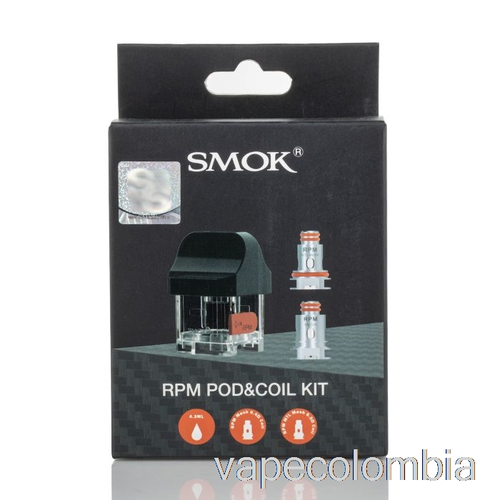 Vape Kit Completo Smok Rpm40 Cápsulas De Repuesto Cápsula De 4,3 Ml Rpm [cápsula Estándar + 2 Bobinas]